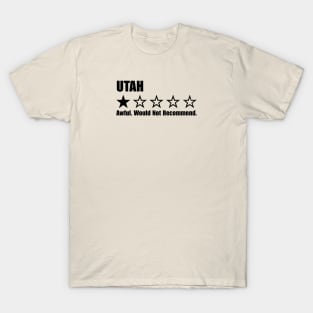 Utah One Star Review T-Shirt
